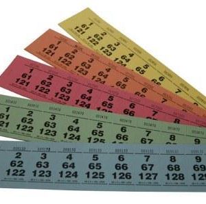 Meat Raffle Tickets - 240 Count - 80 X 3 - 5 Winners