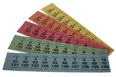 Meat Raffle Tickets - 240 Count - 80 X 3 - 5 Winners